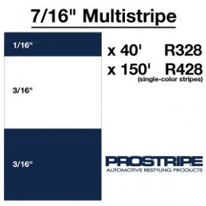 7/16" Multistripe configuration